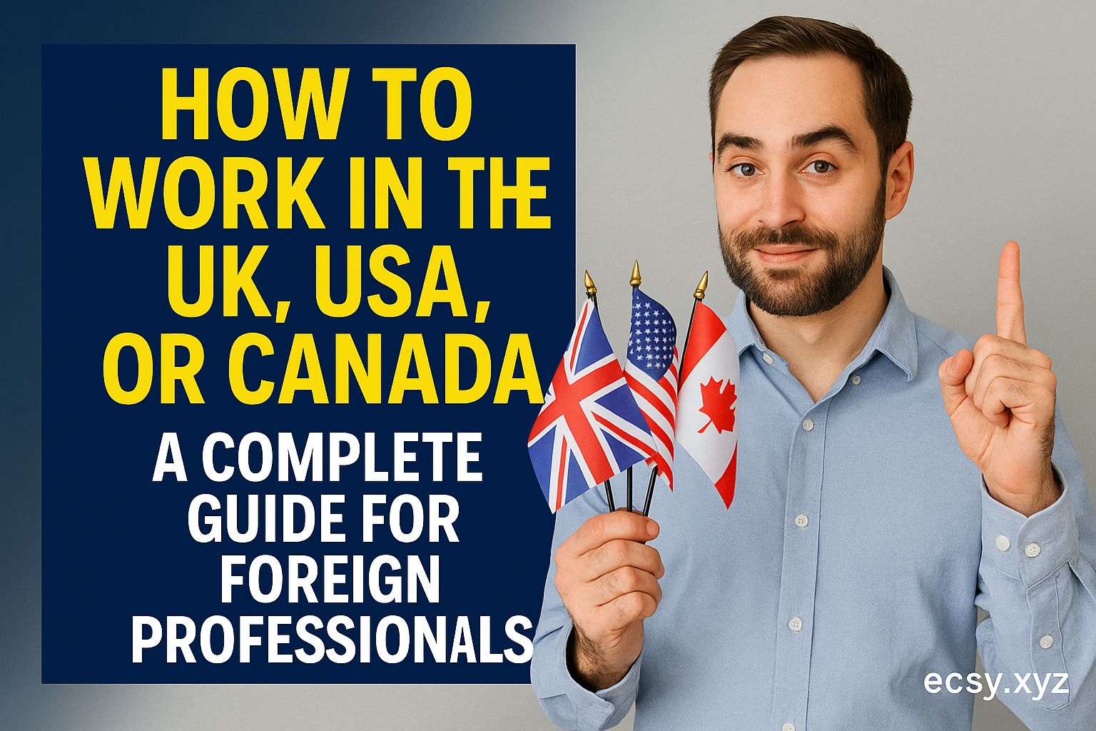 How to Work in the UK, USA, or Canada